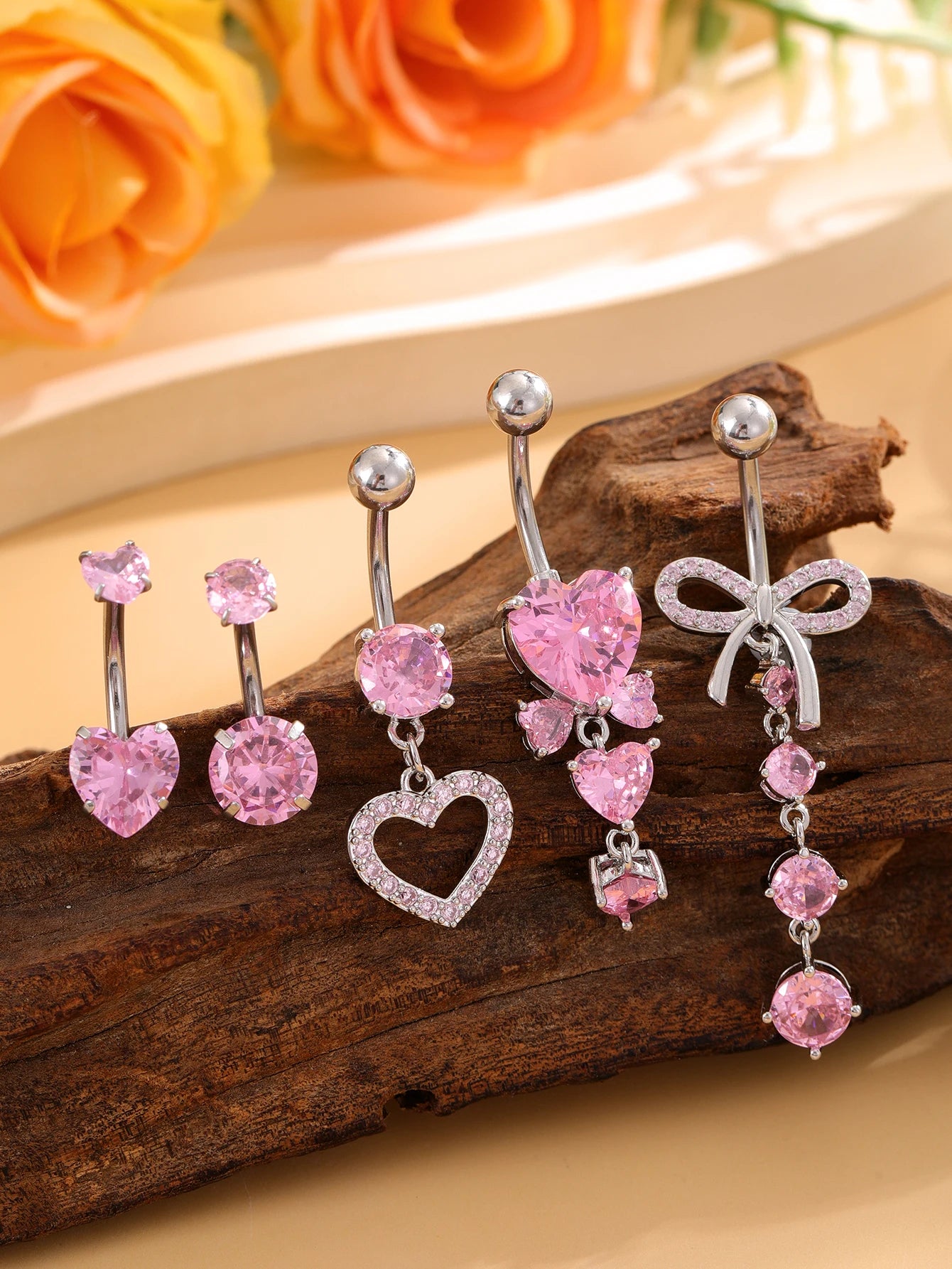 🌸✨ Big Love Belly Ring🦋✨ 15 variantes a elegir