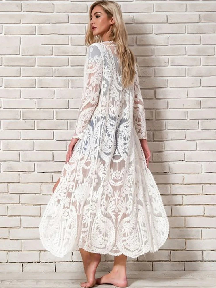 🌸 Boho Dream Kimono — Encanto de Encaje 🌸