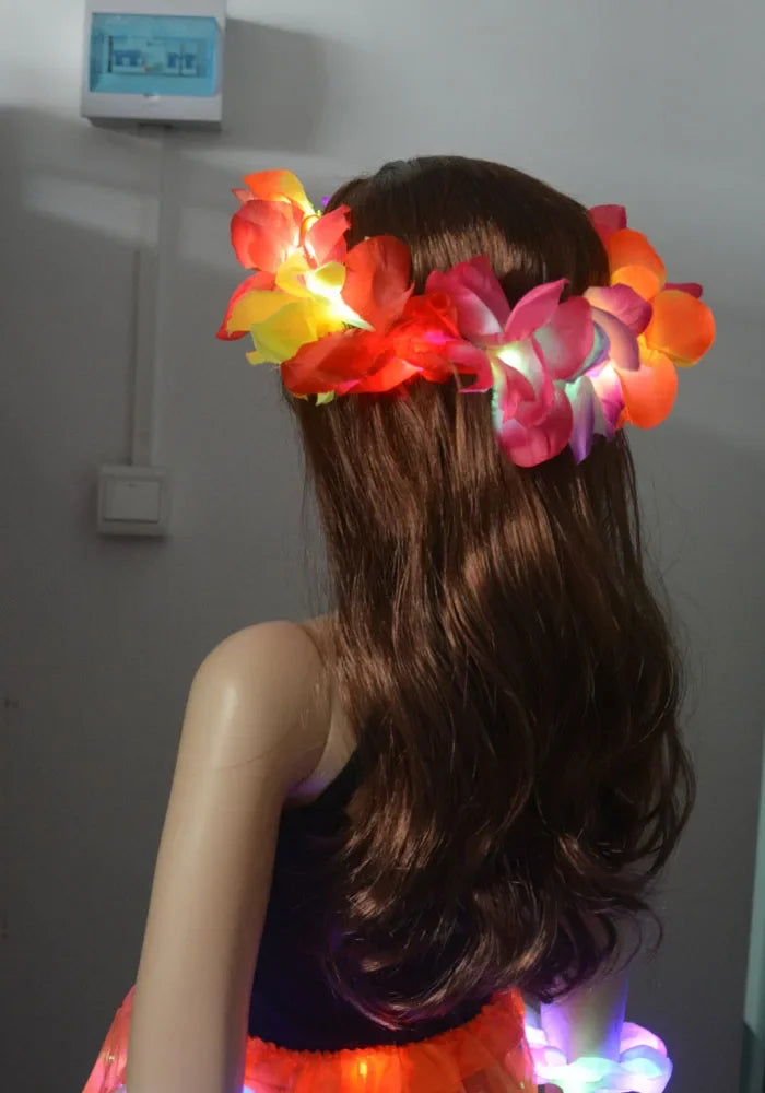 🦋 Diadema LED flower 🧚‍♀️ Mística Nocturna ✨8 colores a elegir