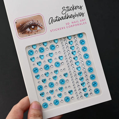 🌟Face Diamonds Deluxe – Cristales para Cara de Diosa 💎✨ 24 variantes a elegir