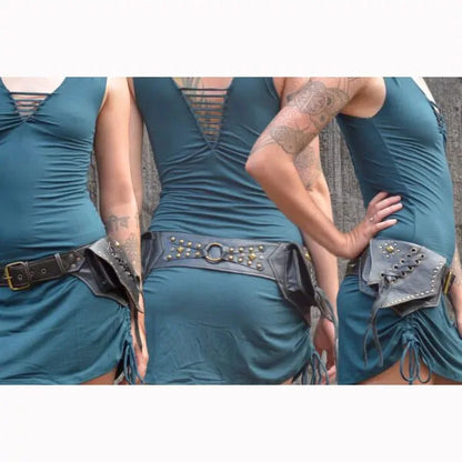 🛡️ Cinturón Riñonera “Hechicera Tribal”💥 2 colores a elegir