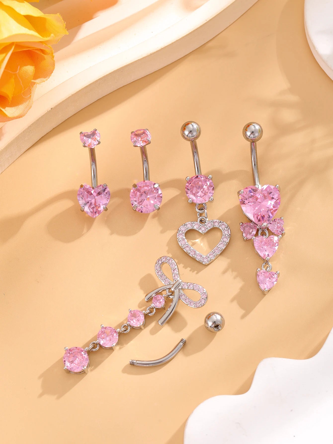 🌸✨ Big Love Belly Ring🦋✨ 15 variantes a elegir