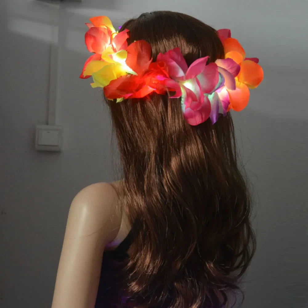 🦋 Diadema LED flower 🧚‍♀️ Mística Nocturna ✨8 colores a elegir