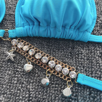 👑 Diamond Queen Bikini 💖 | Brilla sin límites 🌴 4 colores a elegir