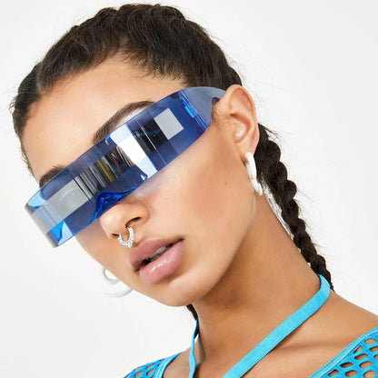 ⚡“NeoVisor 3025” 🛸 Gafas Futuristas con Lente Láser para Visiones del Mañana🌈13 colores a elegir