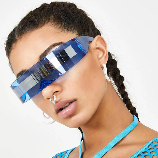 ⚡“NeoVisor 3025” 🛸 Gafas Futuristas con Lente Láser para Visiones del Mañana🌈13 colores a elegir