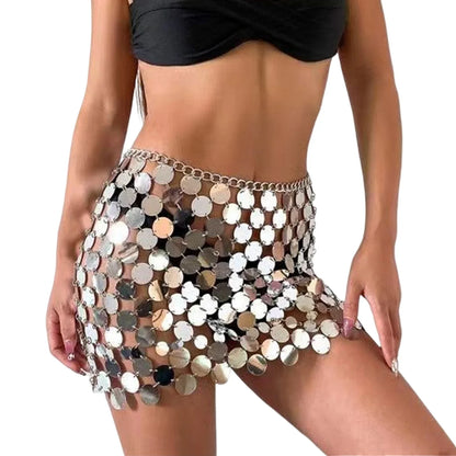 💃Minifalda Metal Mirror: Brillo salvaje en 7 colores 🔥