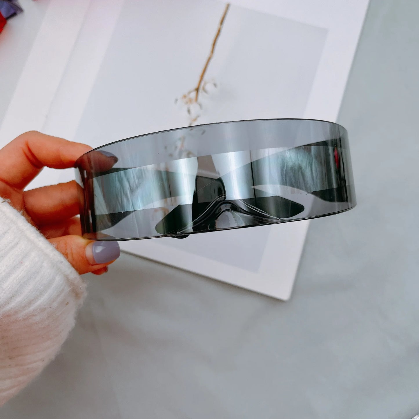 ⚡“NeoVisor 3025” 🛸 Gafas Futuristas con Lente Láser para Visiones del Mañana🌈13 colores a elegir