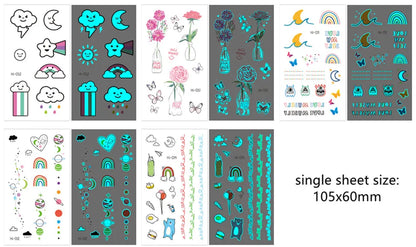 🌙⚡ Glow Spells – Tatuajes Luminosos para Pieles que Hechizan 🌌 45 variantes