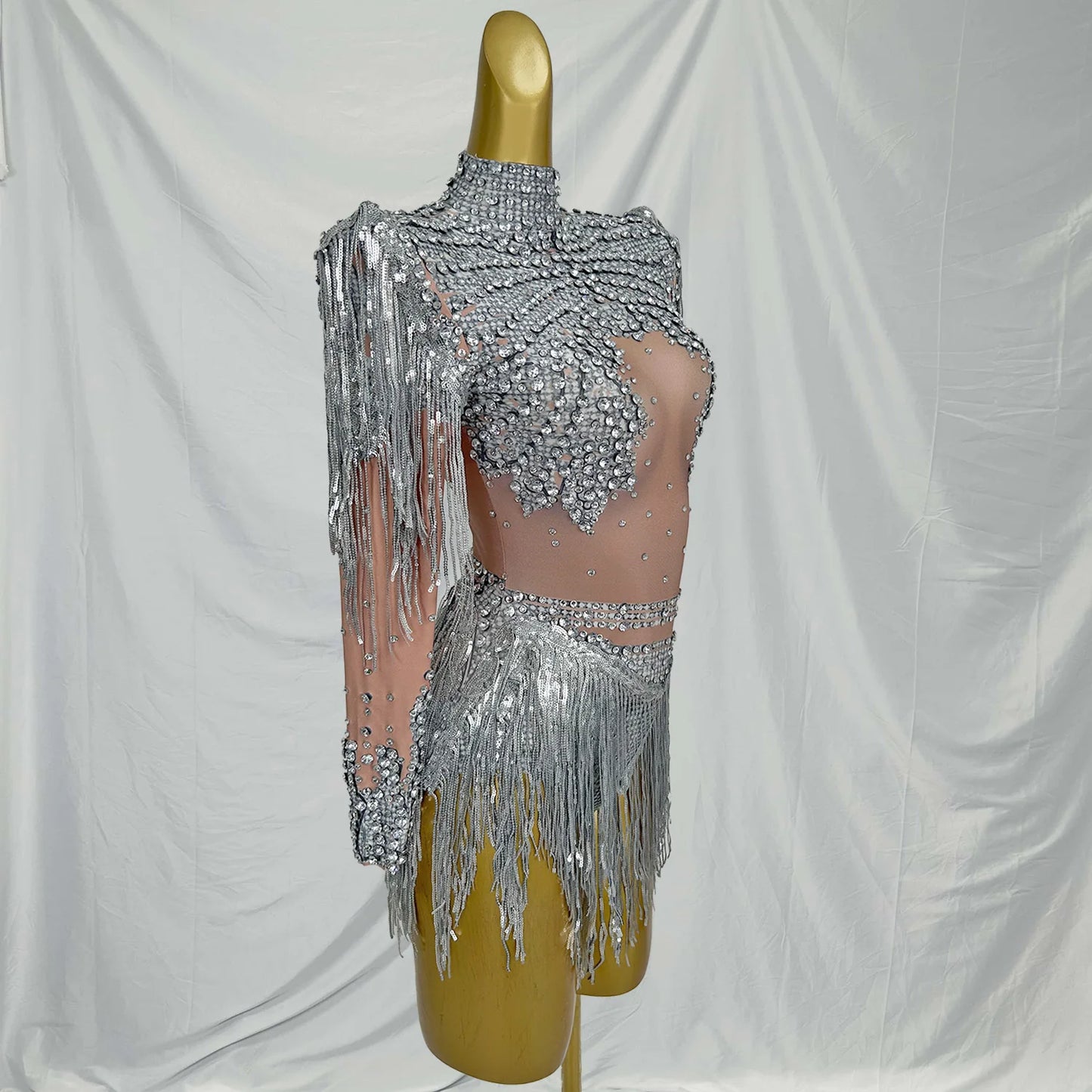 ✨ Fringe Queen Set — Plata / Dorado / Blanco / Rojo 👑