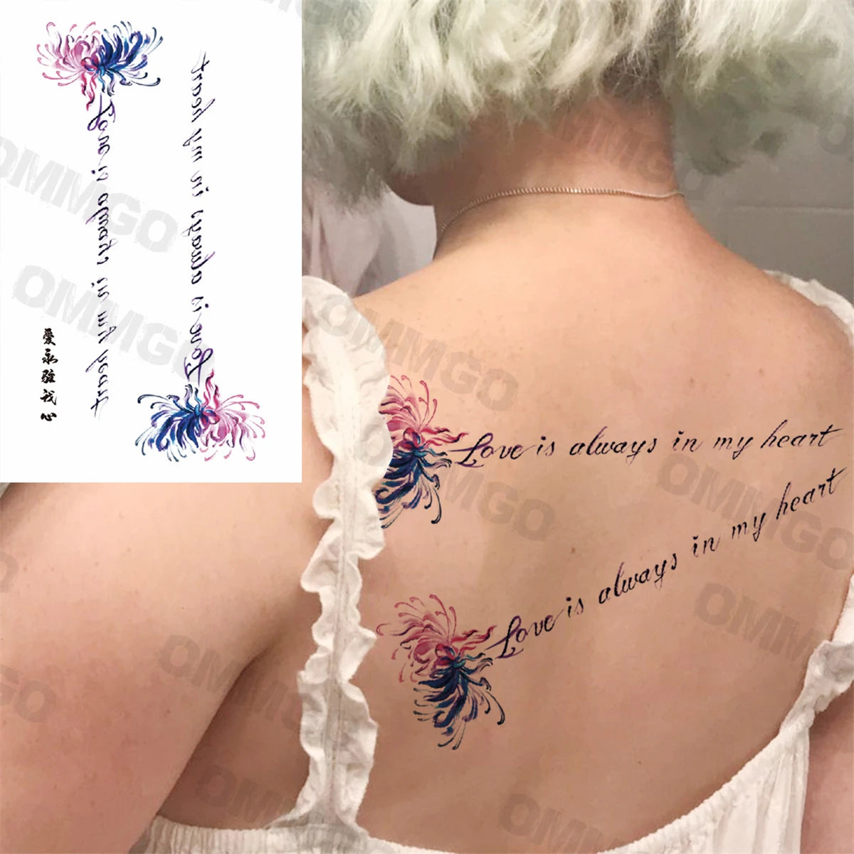 🌺Mandala Moon Tattoo – Tattoo de Espalda Estilo Diosa Tribal 🖤 52 variantes a elegir