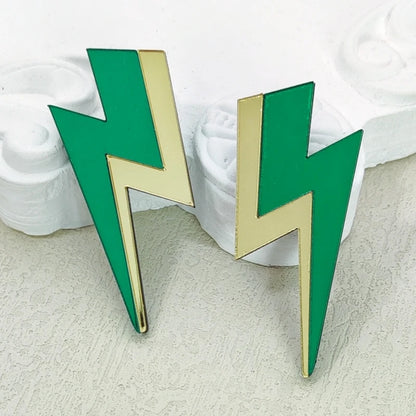 💫Electric Flash ⚡ Pendientes Rayo Acrílico con Brillo Multicolor🎨18 variantes a elegir