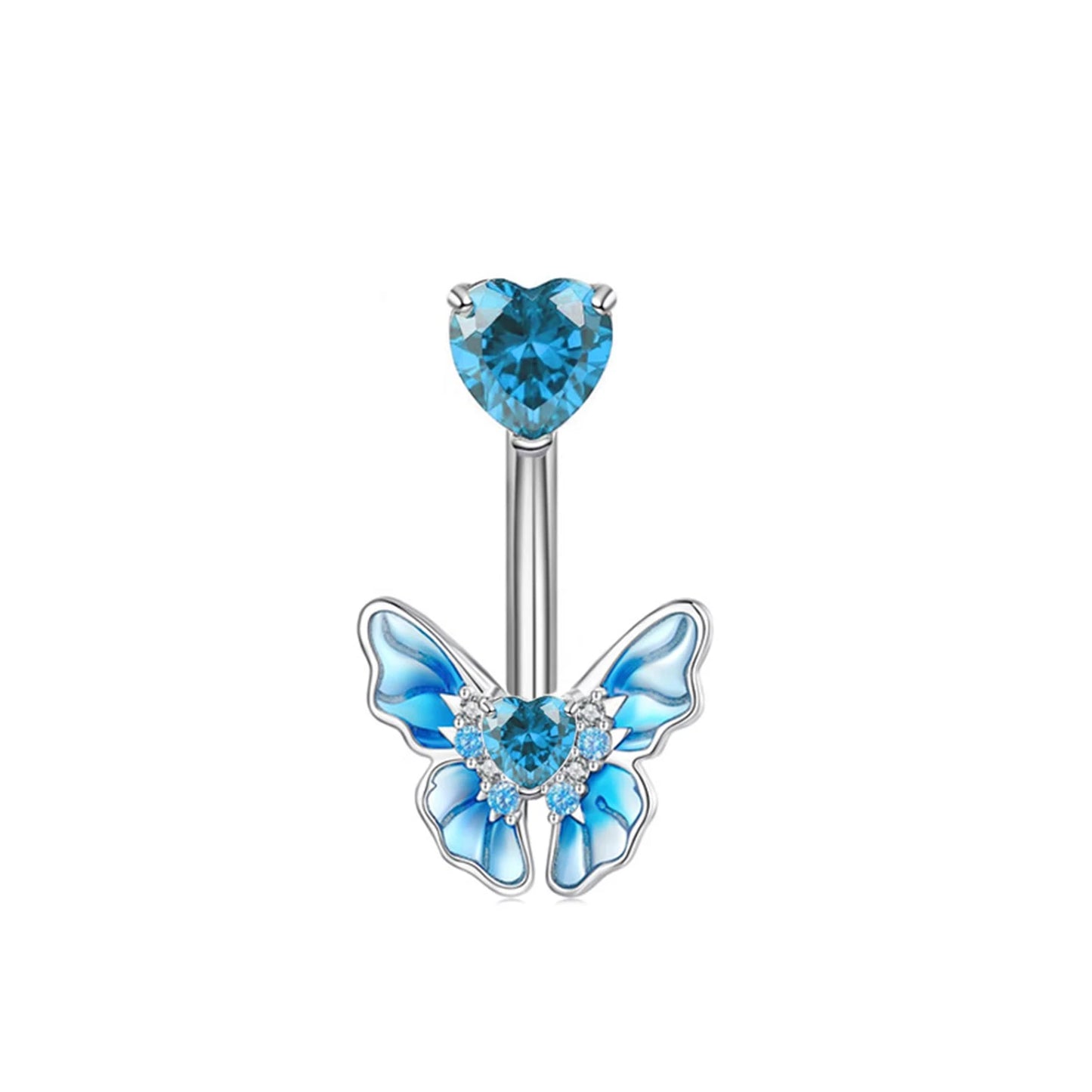 🌈 Piercing ombligo Mariposa Rebelde🦋 22 colores a elegir