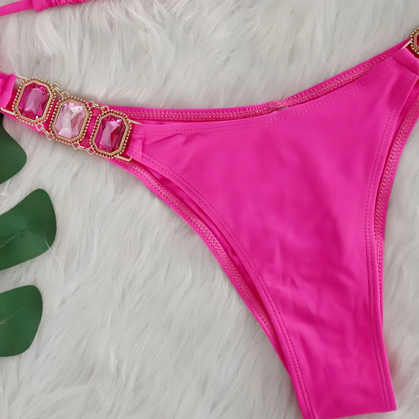 💎 “Starlit Siren” Bikini 2025 – Swimwear con Brillantes 💖 8 Colores de Diosa 🔥✨