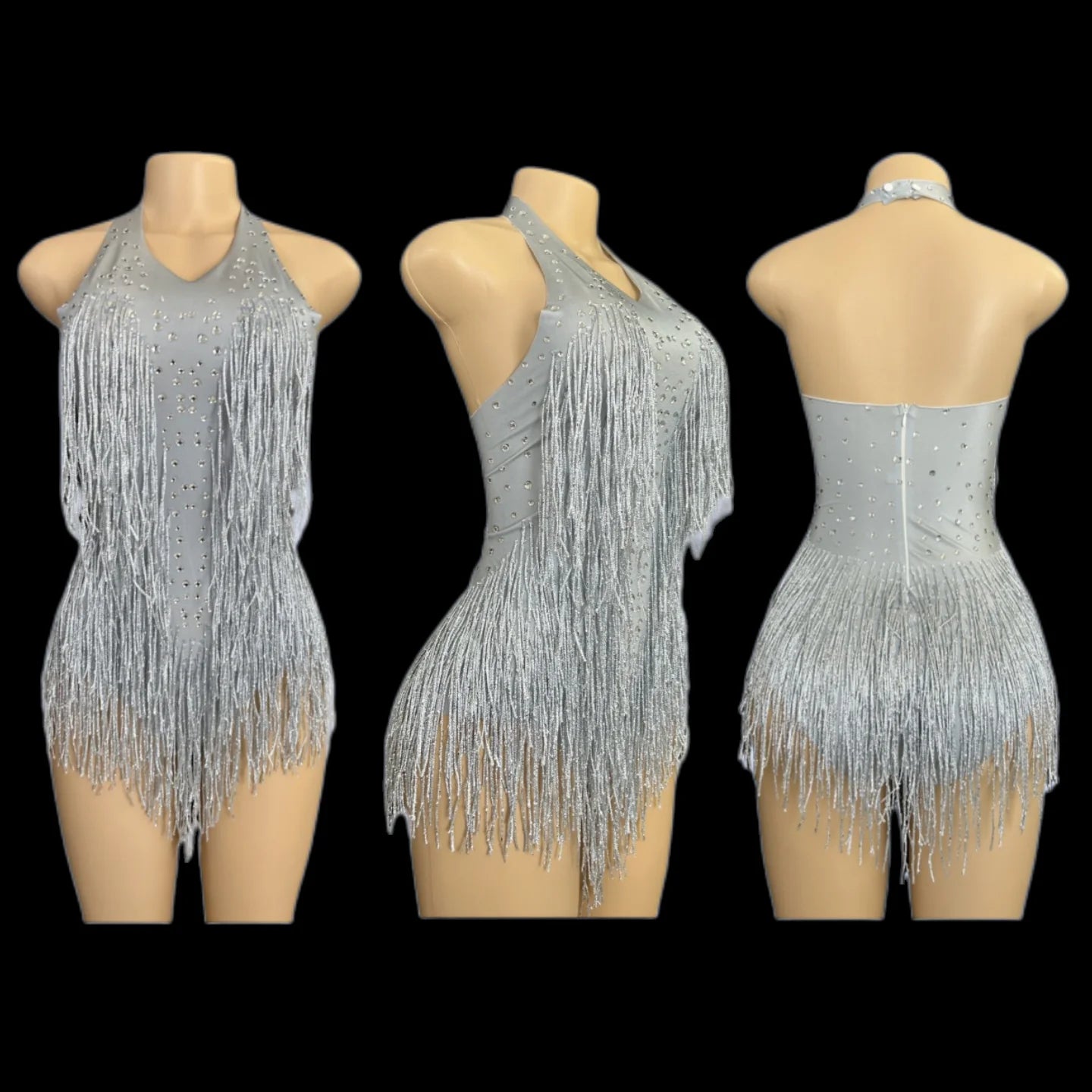 🌌 Stardust Fringe Bodysuit💥 15 colores a elegir
