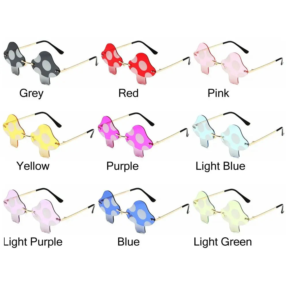 🍄“Magic Mushroom Shades” 😎  Gafas Psicodélicas para Almas Irregulares🌈 9 colores a elegir