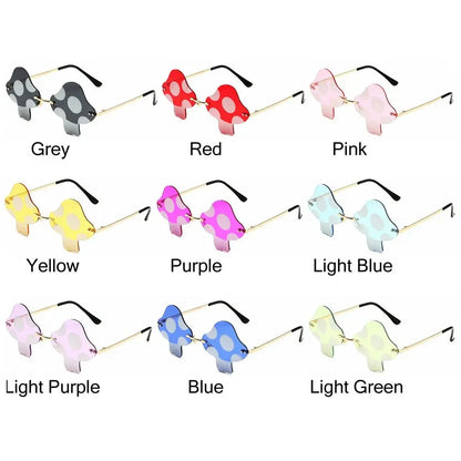 🍄“Magic Mushroom Shades” 😎  Gafas Psicodélicas para Almas Irregulares🌈 9 colores a elegir