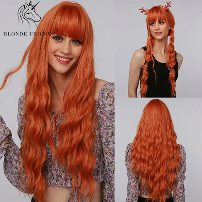 💜 Unicorn Dream 💖Ondas largas para un look místico y vibrante🤟26 variantes