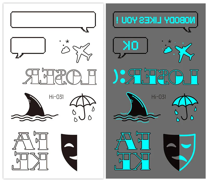 🌙⚡ Glow Spells – Tatuajes Luminosos para Pieles que Hechizan 🌌 45 variantes