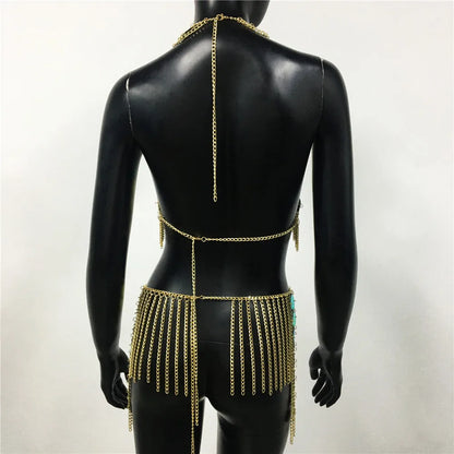 🧡 Savage Sunset Chain Set-🌴 Dale calor a la rave