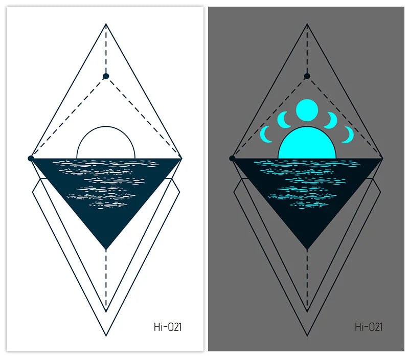 🌙⚡ Glow Spells – Tatuajes Luminosos para Pieles que Hechizan 🌌 45 variantes