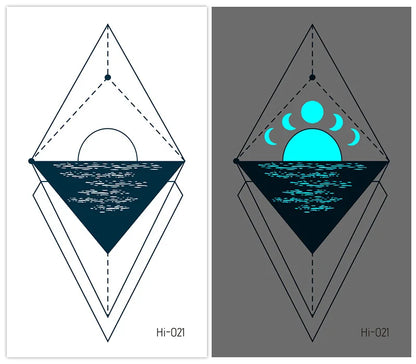 🌙⚡ Glow Spells – Tatuajes Luminosos para Pieles que Hechizan 🌌 45 variantes