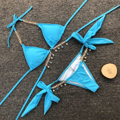 👑 Diamond Queen Bikini 💖 | Brilla sin límites 🌴 4 colores a elegir