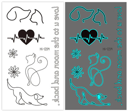 🌙⚡ Glow Spells – Tatuajes Luminosos para Pieles que Hechizan 🌌 45 variantes