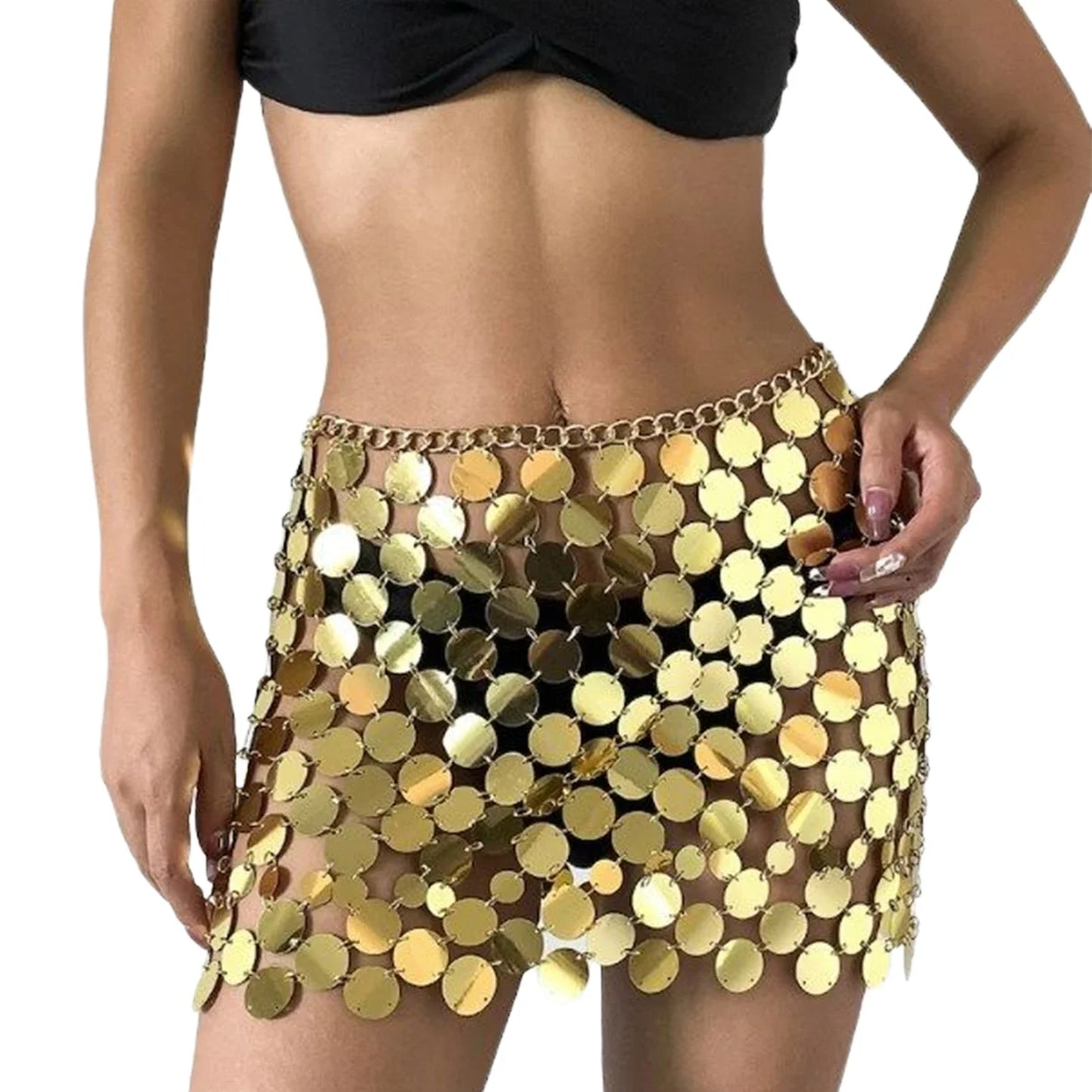 💃Minifalda Metal Mirror: Brillo salvaje en 7 colores 🔥