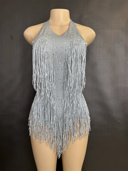 🌌 Stardust Fringe Bodysuit💥 15 colores a elegir