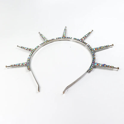 👑Corona Arcoíris 🌈 Hechicera Prisma💎Disponible en negro, plata, oro.