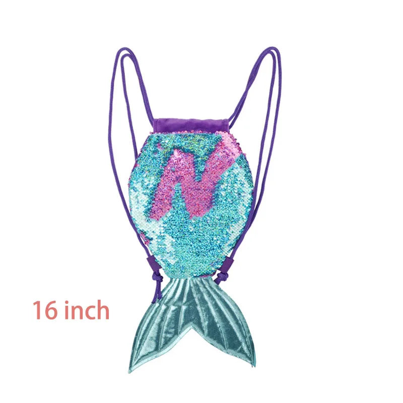 🧜‍♀️ Mochila “Cola de Sirena” Iridiscente💥5 colores a elegir
