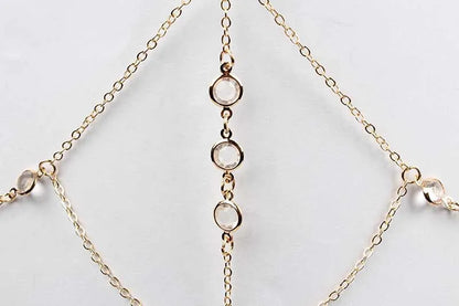 ✨ Glow Queen Choker Chain – Collar Largo + Cadena Body Brillante