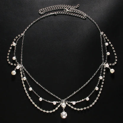 👑Tocado “Stardust Empress” de Cristales y Perlas💫 Disponible en Oro y Plata