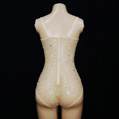 💎 "Crystal Diva Bodysuit ✨💖" 2 colores a elegir