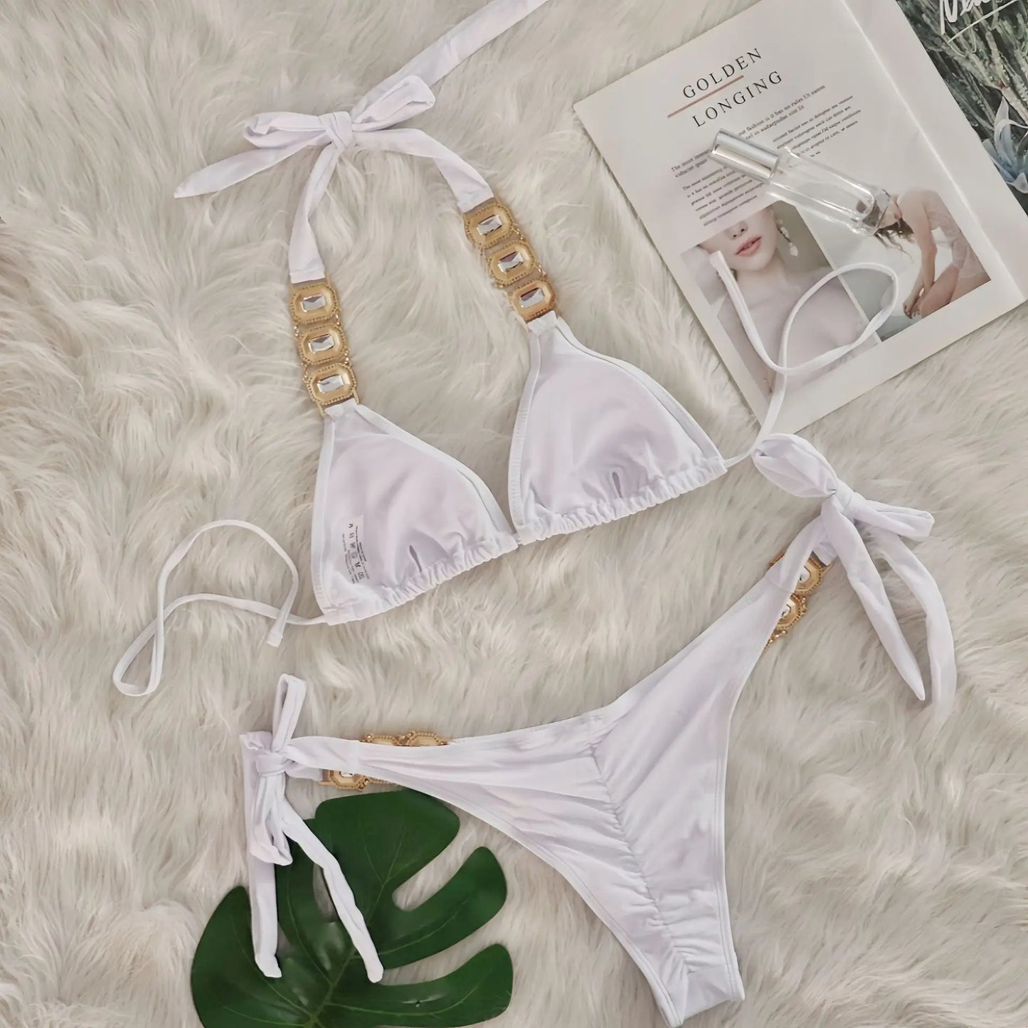 💎 “Starlit Siren” Bikini 2025 – Swimwear con Brillantes 💖 8 Colores de Diosa 🔥✨