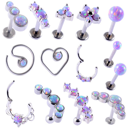 💎 Piercings Opal38 Multimístico 🔥30 variantes a elegir