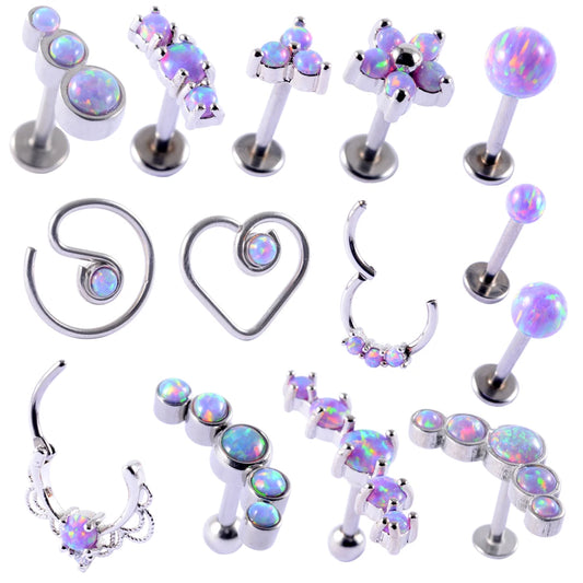 💎 Piercings Opal38 Multimístico 🔥30 variantes a elegir