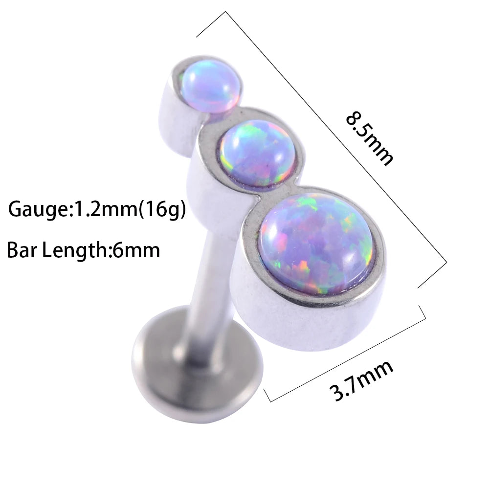 💎 Piercings Opal38 Multimístico 🔥30 variantes a elegir