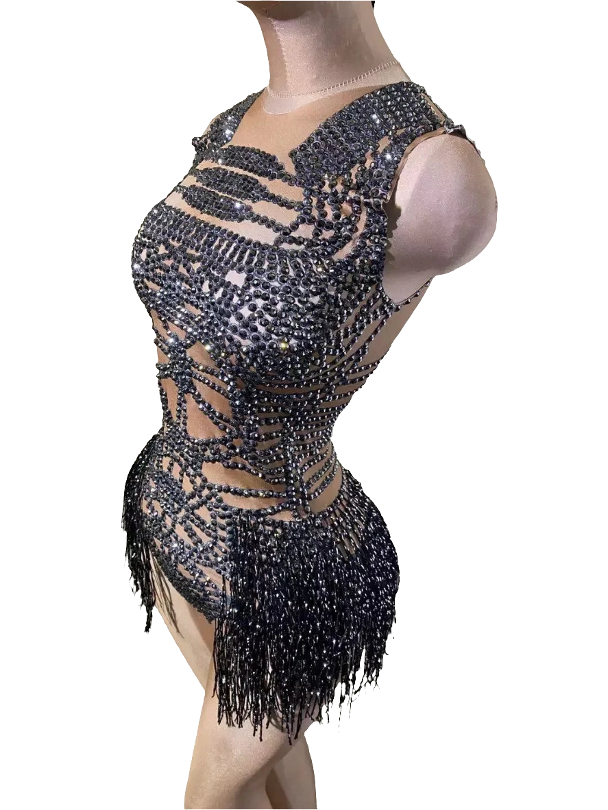 🖤 Black Voodoo Bodysuit – Encanto Oscuro 🖤