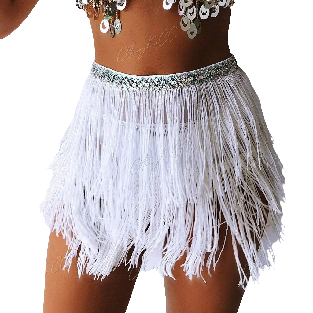 💃 "Fringe Queen Skirt ✨🔥" 9 colores a elegir