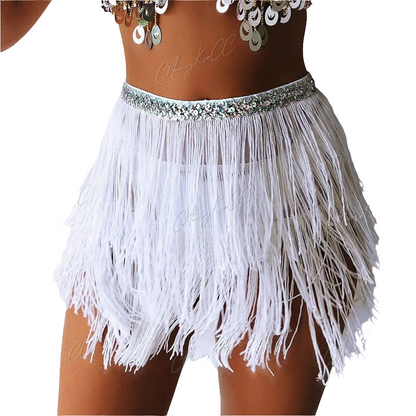 💃 "Fringe Queen Skirt ✨🔥" 9 colores a elegir